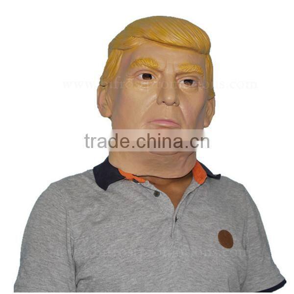 New Arrive 2017 Halloween Party Realistic Donald Trump Latex Mask
