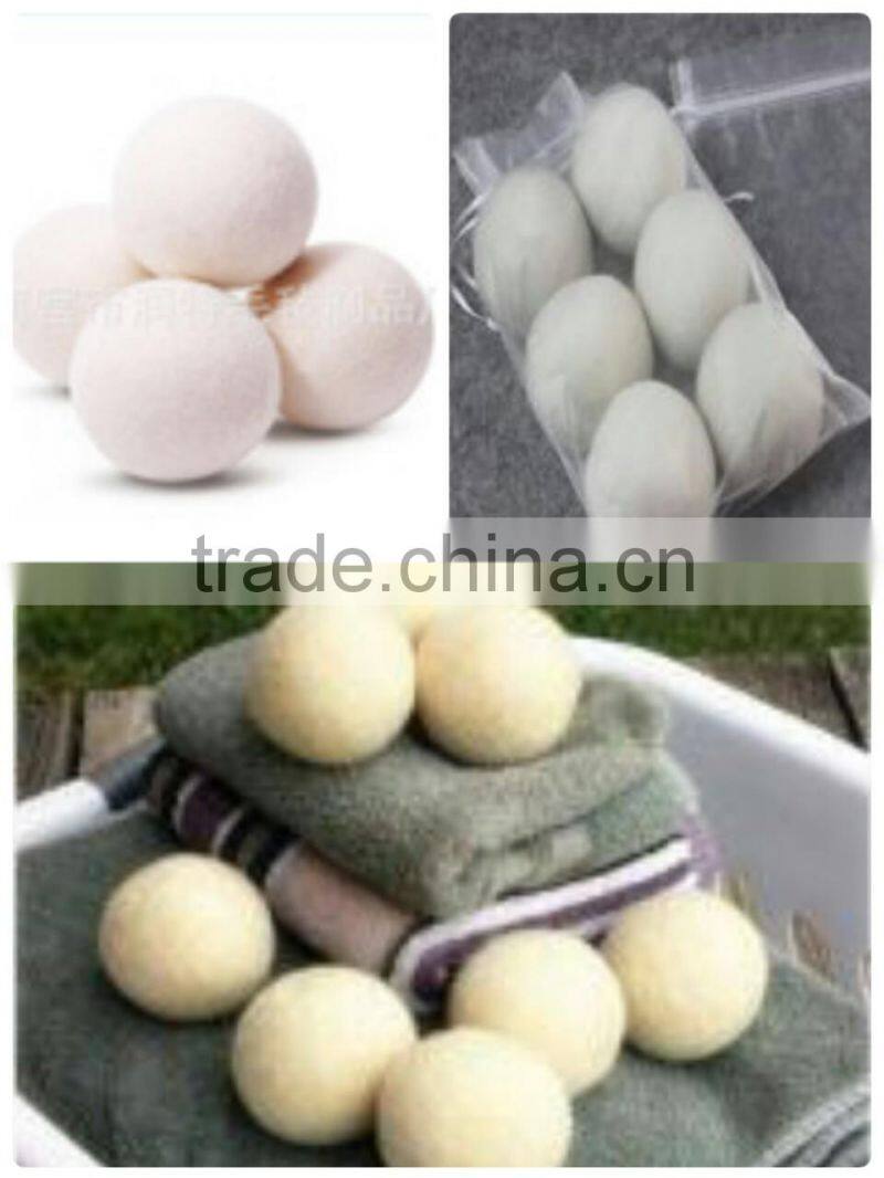 High Quality Natural White wool dryer balls/ECO laundry ball