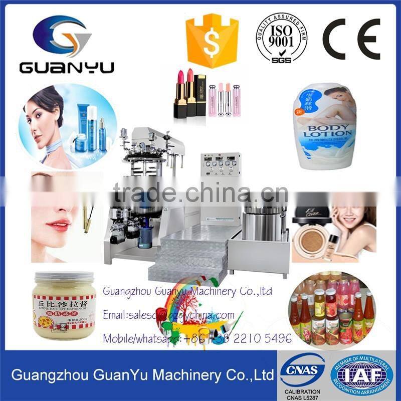 GMP Standard mayonnaise mixer with pipeline emulsifier and homogenizer