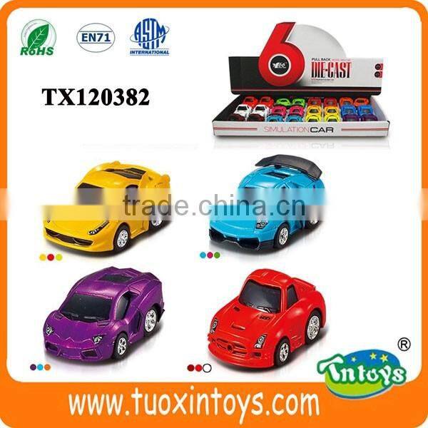 mini car collection toy, container die cast scale model car