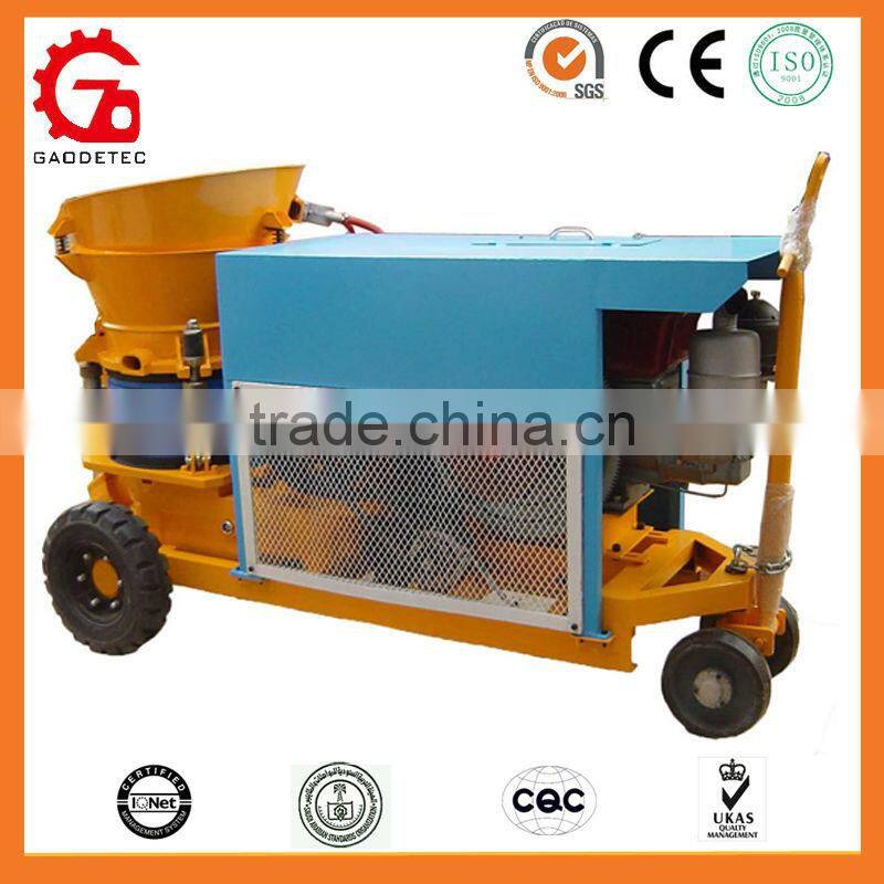 5m3/h diesel driven dry mix gunite shotcrete machine