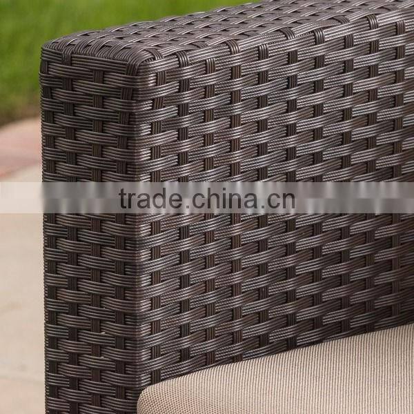 Classical simple home backyard poolside 4-piece rattan sofa set furniture