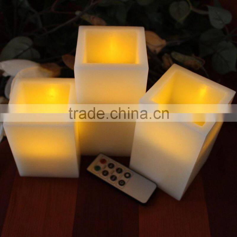led flameless candles led flameless square pillar flickering candles home decorative candles wedding candles