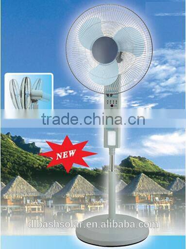 ABS and PP Home Solar fans Energy Saving Floor motor cool air fan