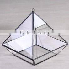 Home DIY decor micro landscape clear terrarium geometric glass greenhouse