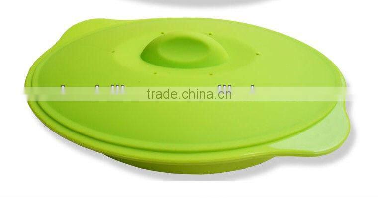 FDA,LFGB Vegetable Foldable Silicone Oval Bowl