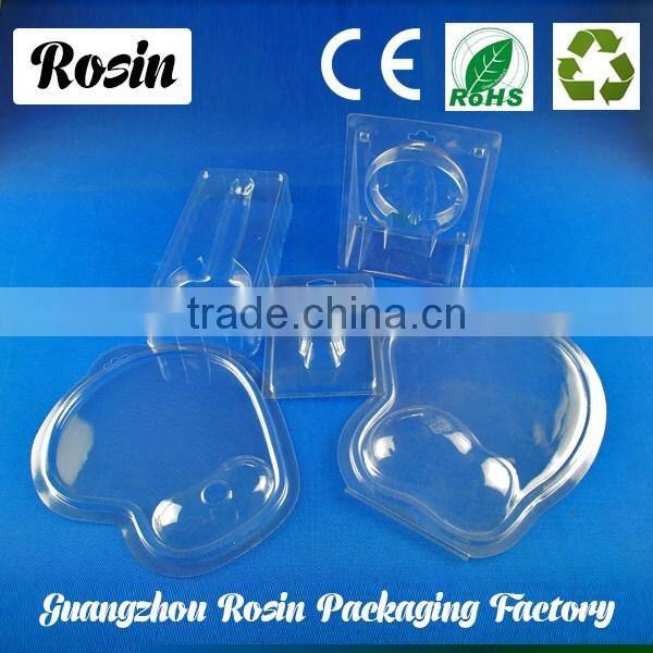 Accept Customized Alibaba China Clamshell folded round packaging, Pvc Blister Pack