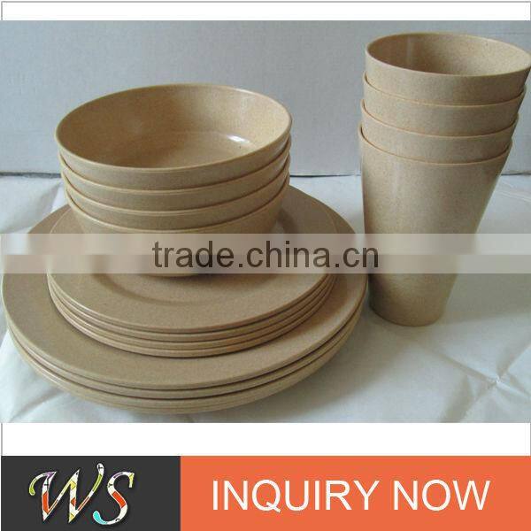 Eco-friendly Bamboo Fiber Contemporary Tableware