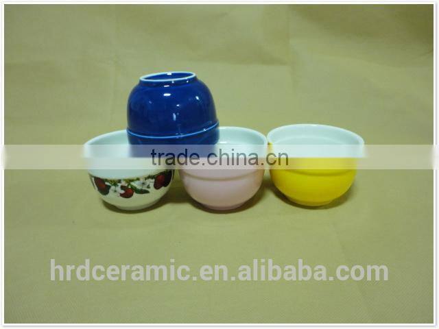 2016 Chinese hot sell color soup bowl ceramic bowls