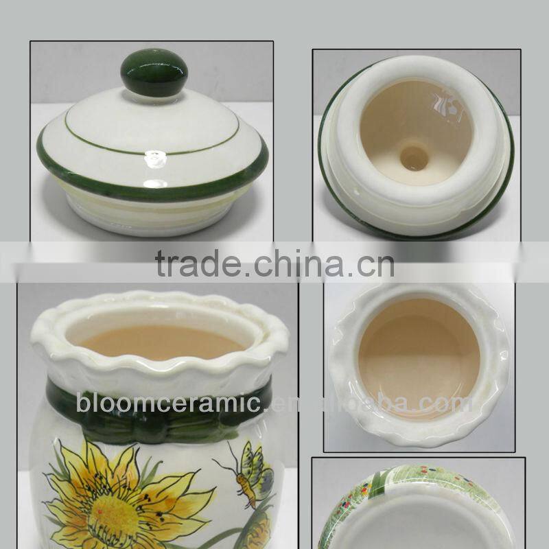 Good quality porcelain storage jar