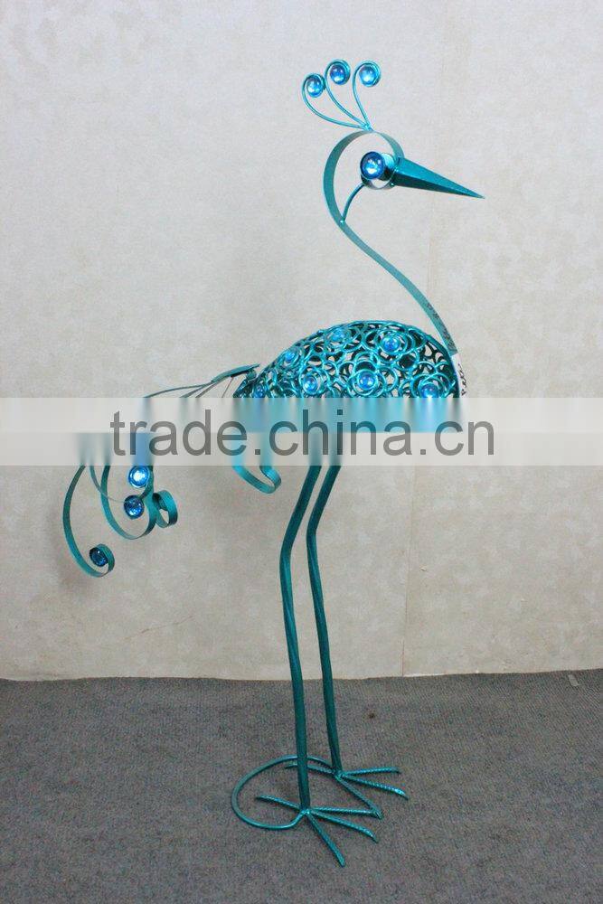 Decorative peacock for garden
