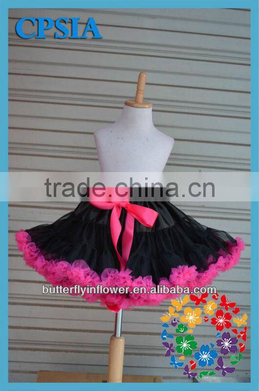 Pink Girls Petti skirt Beautiful Ballet tutu Whlosale Fluffy Baby Pettiskirt