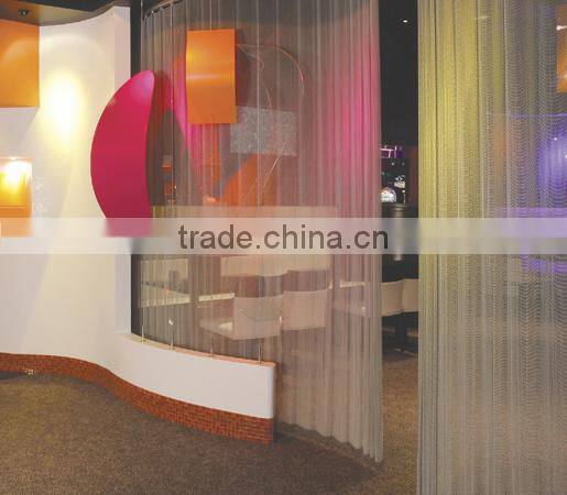 2016 Customized Modern Metal Wire Mesh Salon Room Dividers