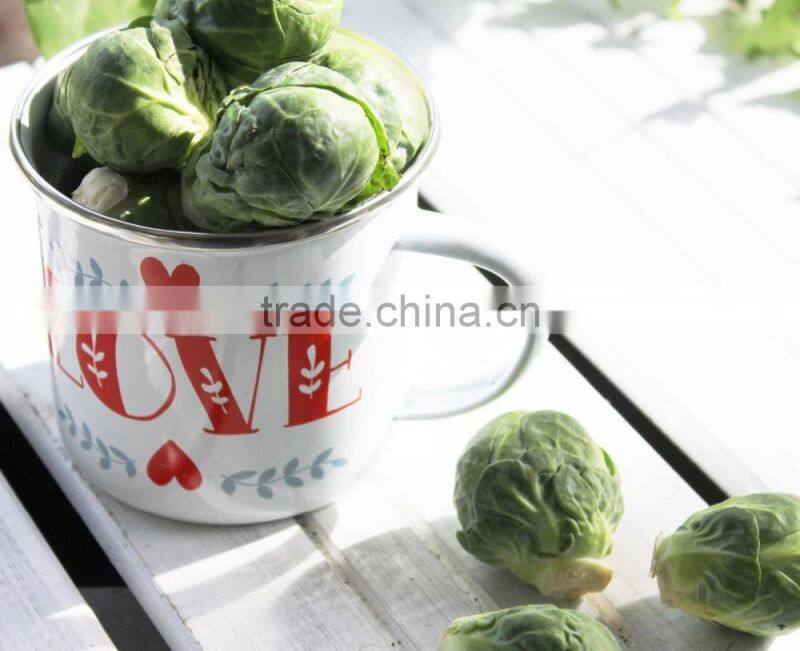 metal enamel mug for picnic