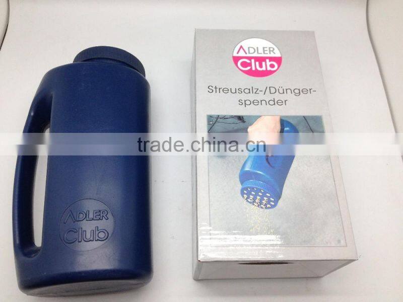 Plastic 2L salt spreader snow melt tool