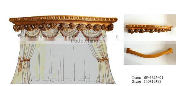 MW-3325-01 Art Curtain Support with flowers for decoration