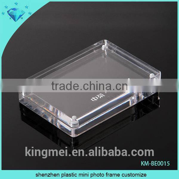 shenzhen plastic mini photo frame customize