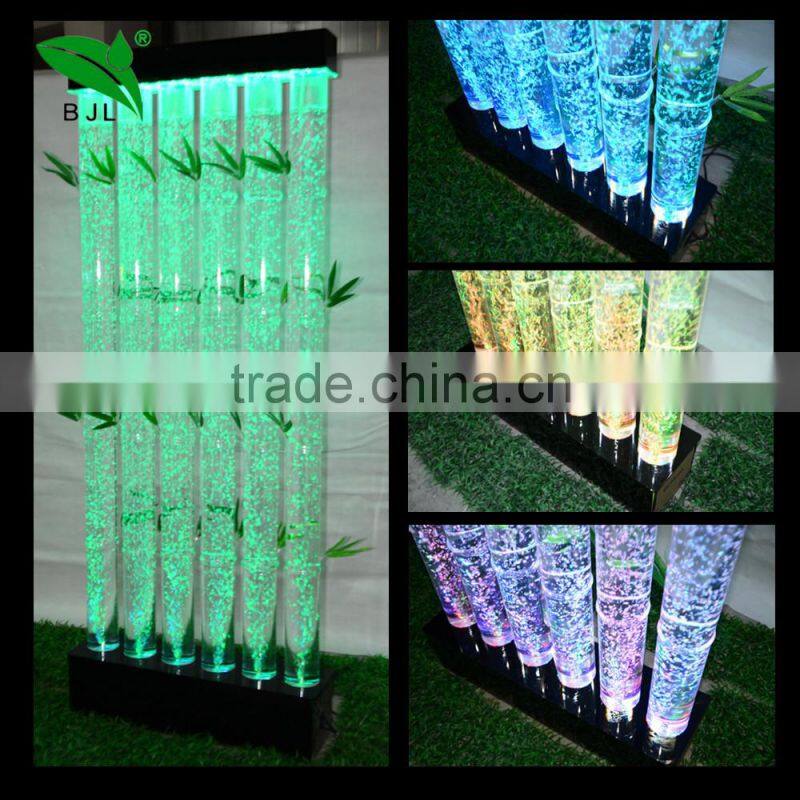 project design changing color water bubble wall acrylic interior wall decorative panel