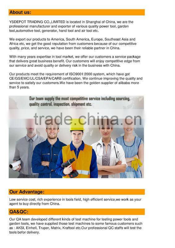 Automotive toolsl high pressure washer YS-APW-VSA-90(p)