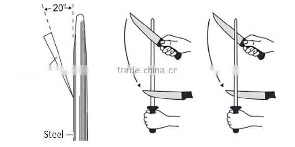 GRINDER Household Sharpening Rod T0847C 12''