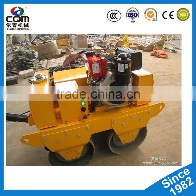 Simplr to handle double drum vibratory road roller