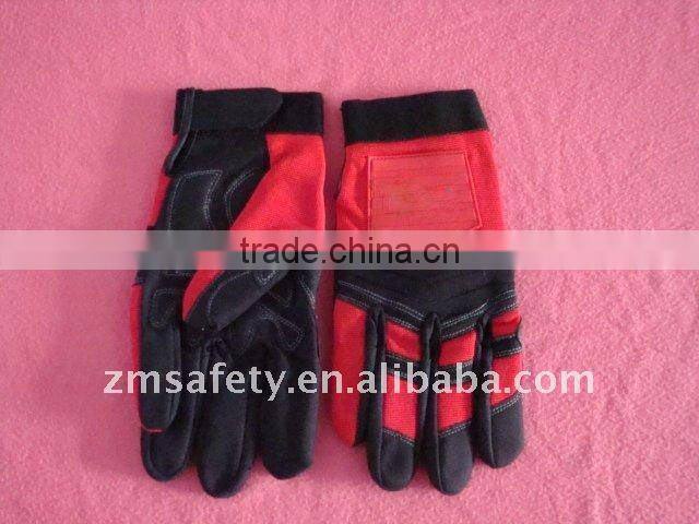 synthetic leather impact gloves JRM19