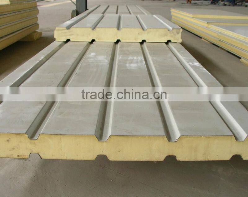 pu foam insulated sandwich panel used for wall