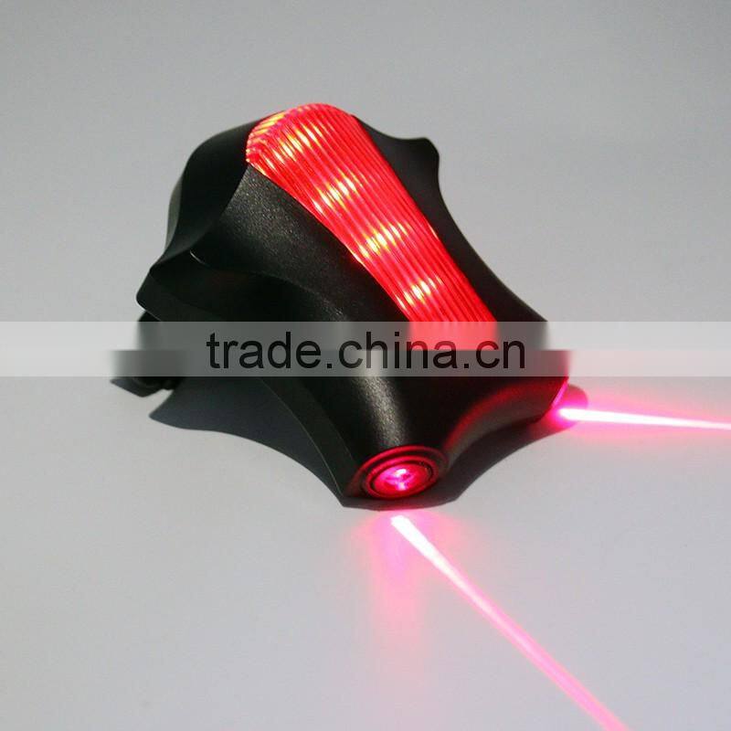 Bicycle laser taillight