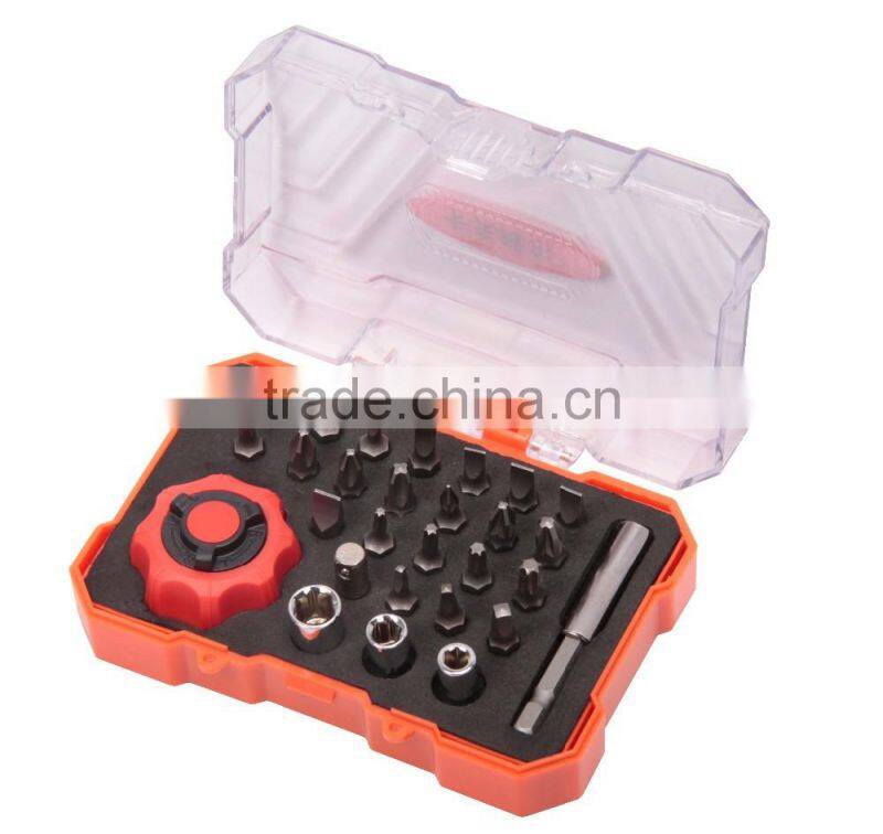 2016 new mini design 29pcs tool set plastic case SS16015EW