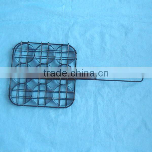 9 pcs hamburger bbq grill