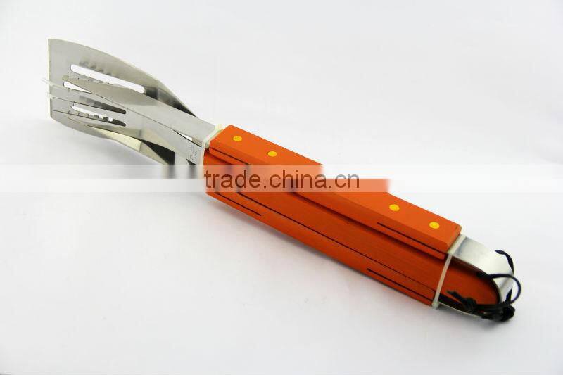 window grill design barbecue tools wood handle stainless bbq tool set