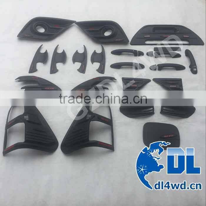 4x4 Accessories Hilux Vigo Car Body Kits Covers Matte Black Covers