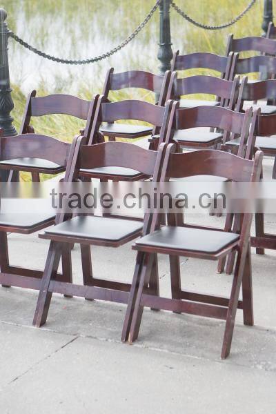 high quality modern birch wood folding dinning chair for hot sale