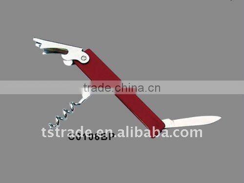 multi function opener keychain bottle opener novelty stainless steel durable fashion stainless steel red wine opener C0106W