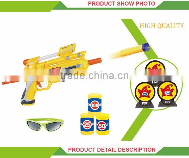 New product good quailty EVA electric music bullet soft dart gun