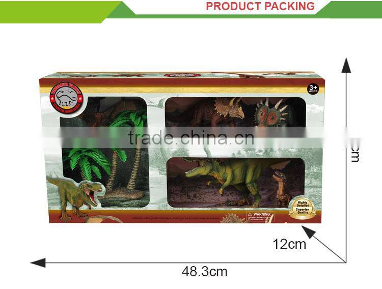 Hot selling small kids playing soft dinosaur toy plastic