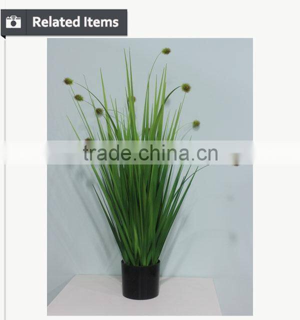 Single bush for pot manual grass artificial grass plants onion grass spray for decor