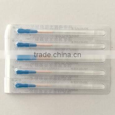 hwato brand disposable sterile acupuncture needle metal coiled handle wire handle factory price
