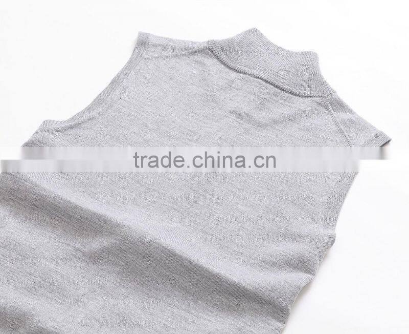 Men 's knit vest latest design fall /winter vest sweater