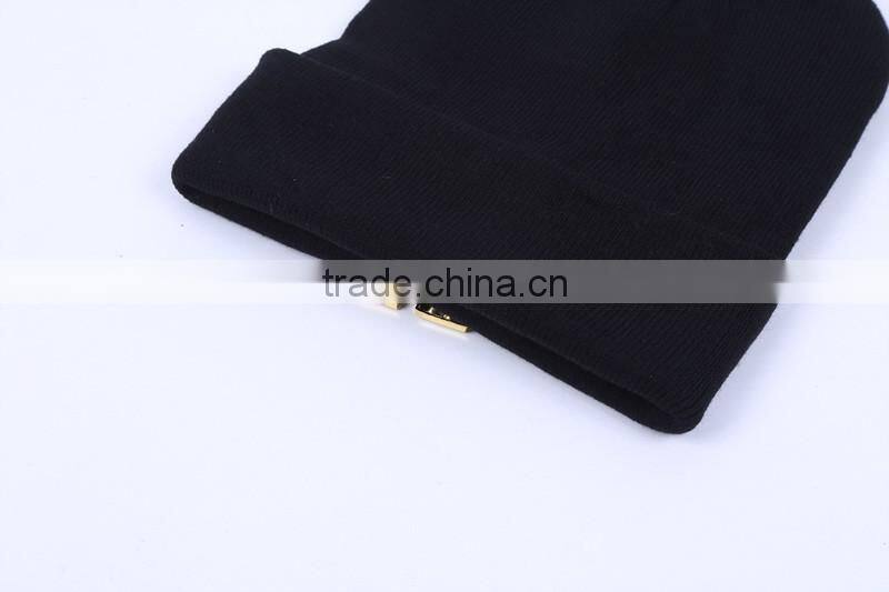 Fashion Hot Drilling CC Winter Beanies With Rhinestone
