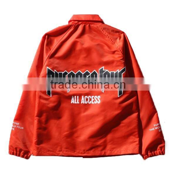 nylon fabric running jacket for young teenager man