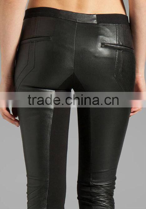 13PT002 Latest fashion PU pants