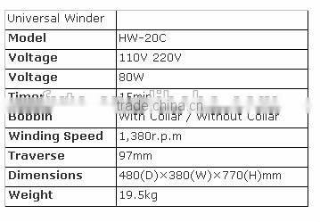 HASHIMA HIGH SPEED THREAD WINDER HW-20C