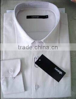 long sleeve cotton mens camisa stocklots in 2014, 140706c