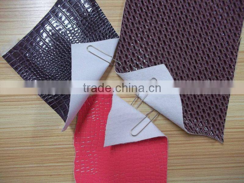 A Grade PVC Shiny Printed Leather Stock Lot For Bags