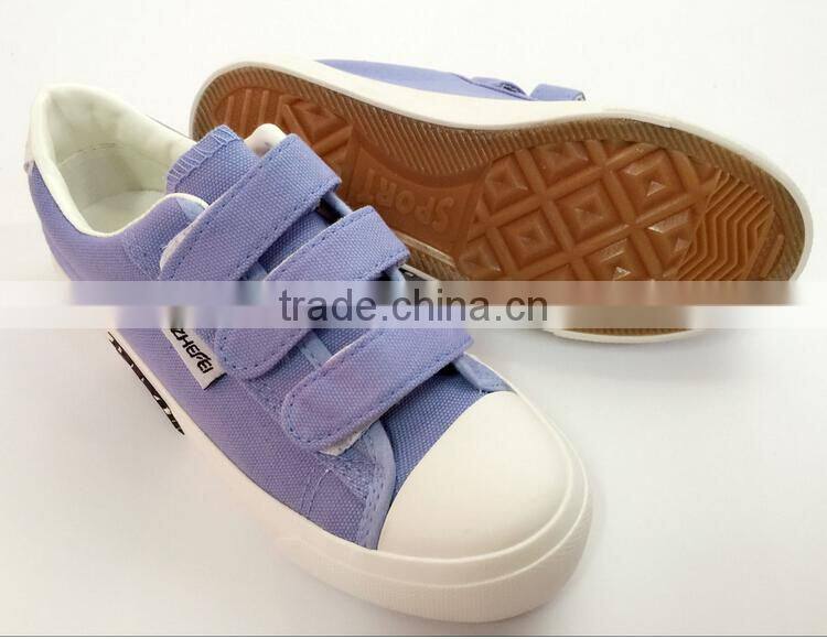 GZY Factory Guangzhou velcro cheap price canvas shoes stock