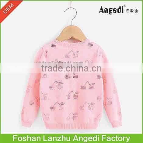 2016 Fashion Baby Girls' Sweater Girls Cardigan Kids autumn Outerwear Children Knitted Sweater