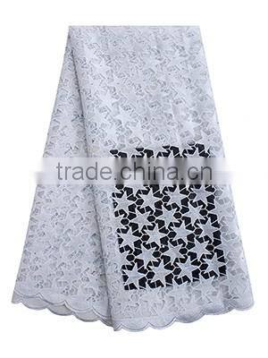 Bestway Royal Blue Fancy Lace Borders FL0189 French Net Lace With Stones 2016