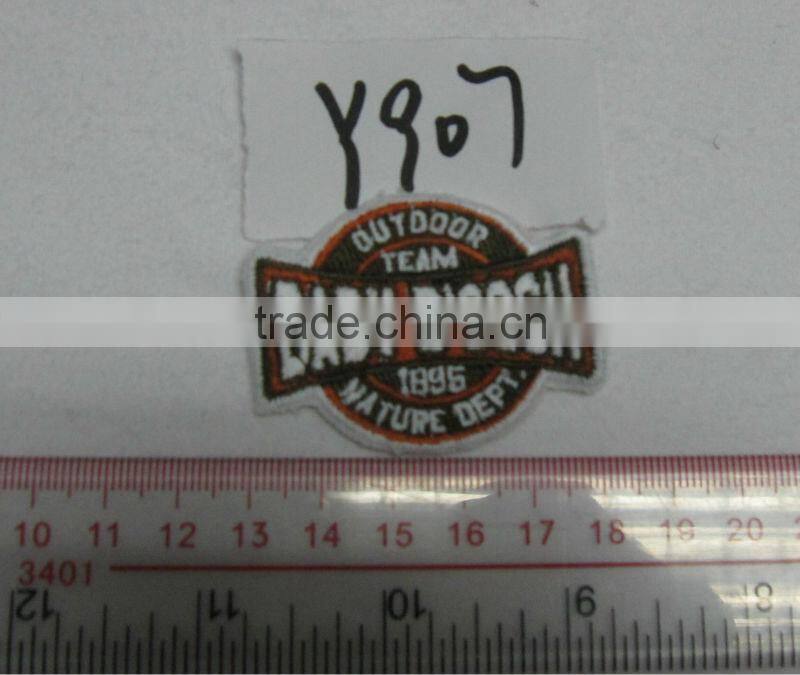 machine embroidery letter badge accessory