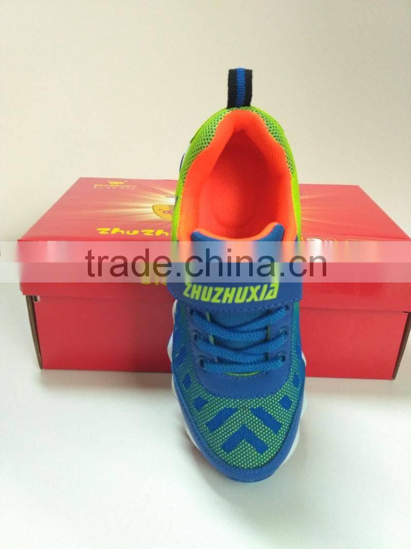 Fashion Mesh upper air kids sports shoes child shoe from china shoe factory